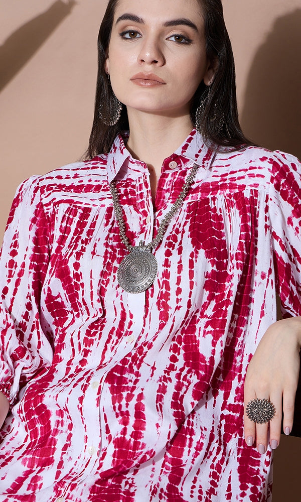 BLUSHING SUNSET TIE-DYE SUIT SET FOR WOMEN