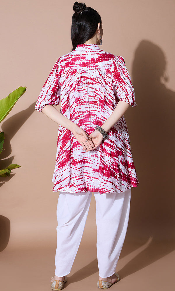 BLUSHING SUNSET TIE-DYE SUIT SET FOR WOMEN