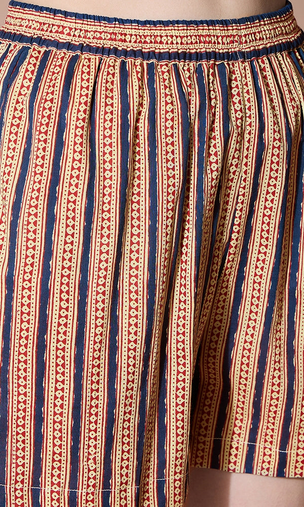NEELA SUTA COTTON SHORTS COORD SET FOR WOMEN