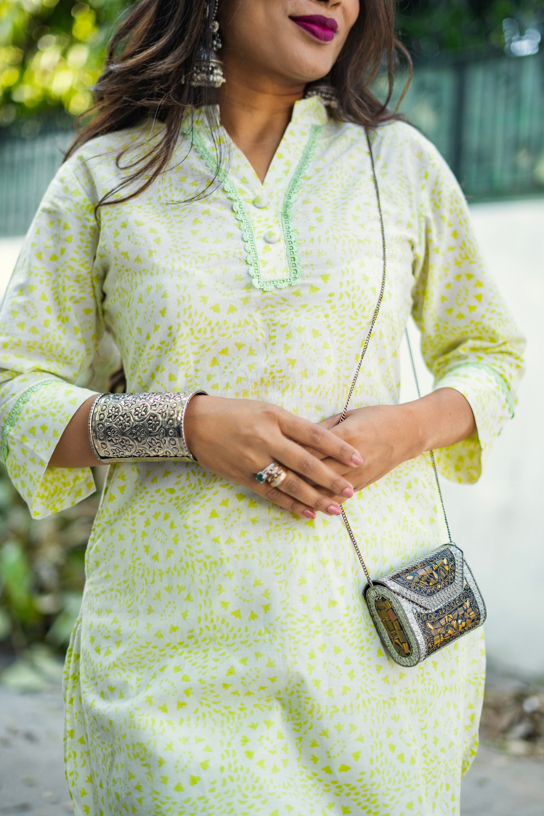 Kamna Singh Neon Floral Print Coord Set for Women