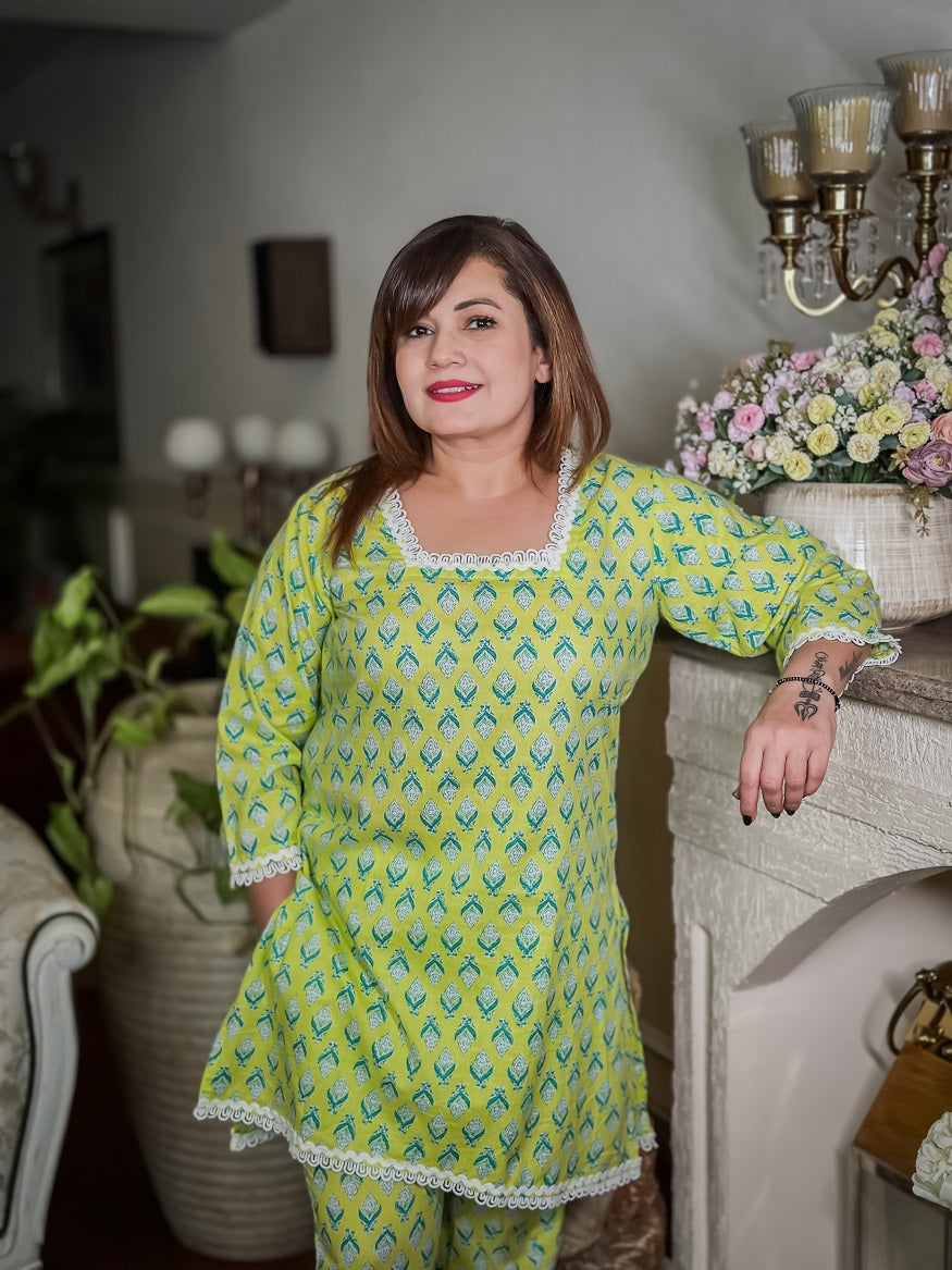 Flourishing Neon Coord set