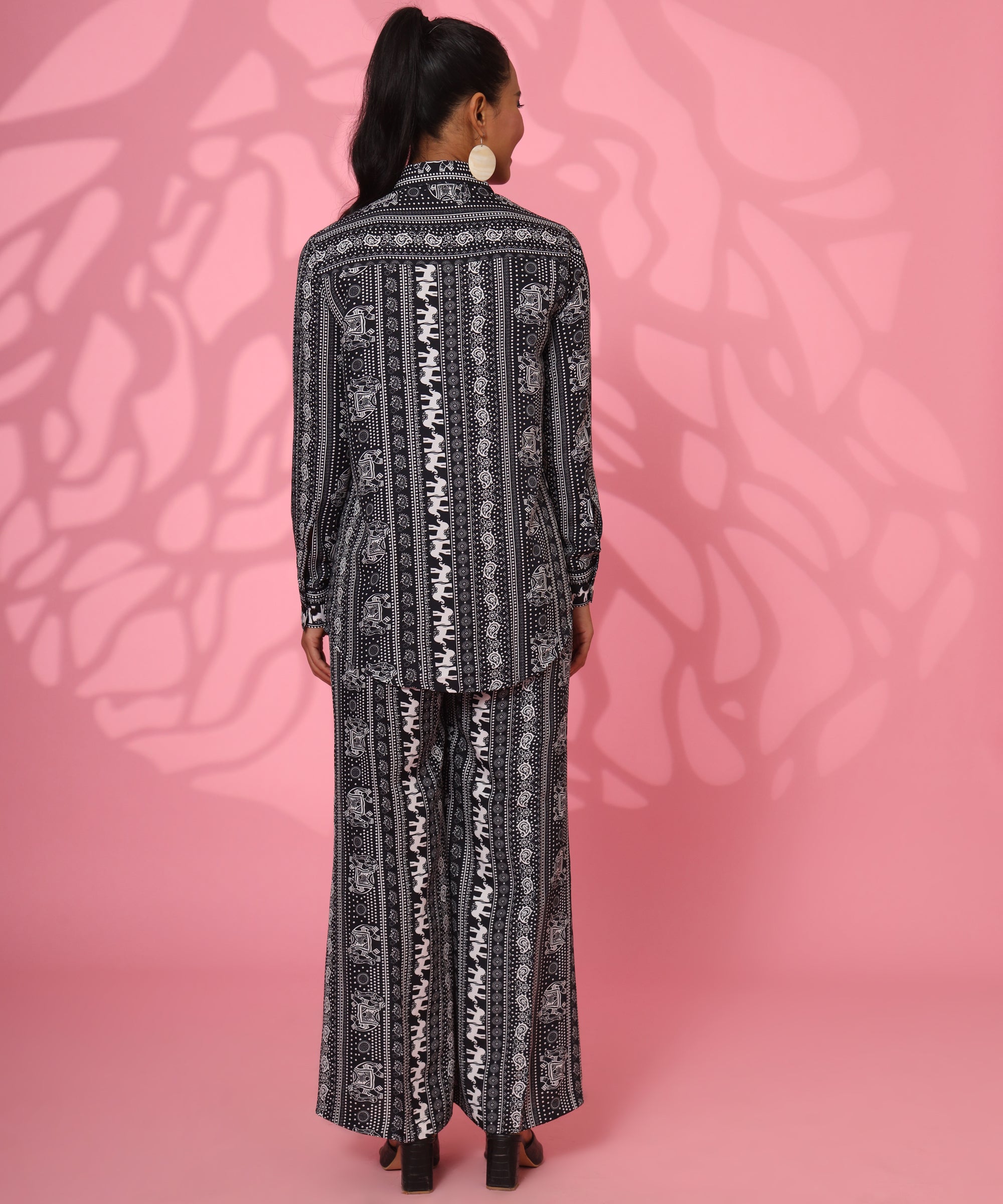 PRINTED CREPE FULL SLEEVE COORD-SET FOR WOMEN