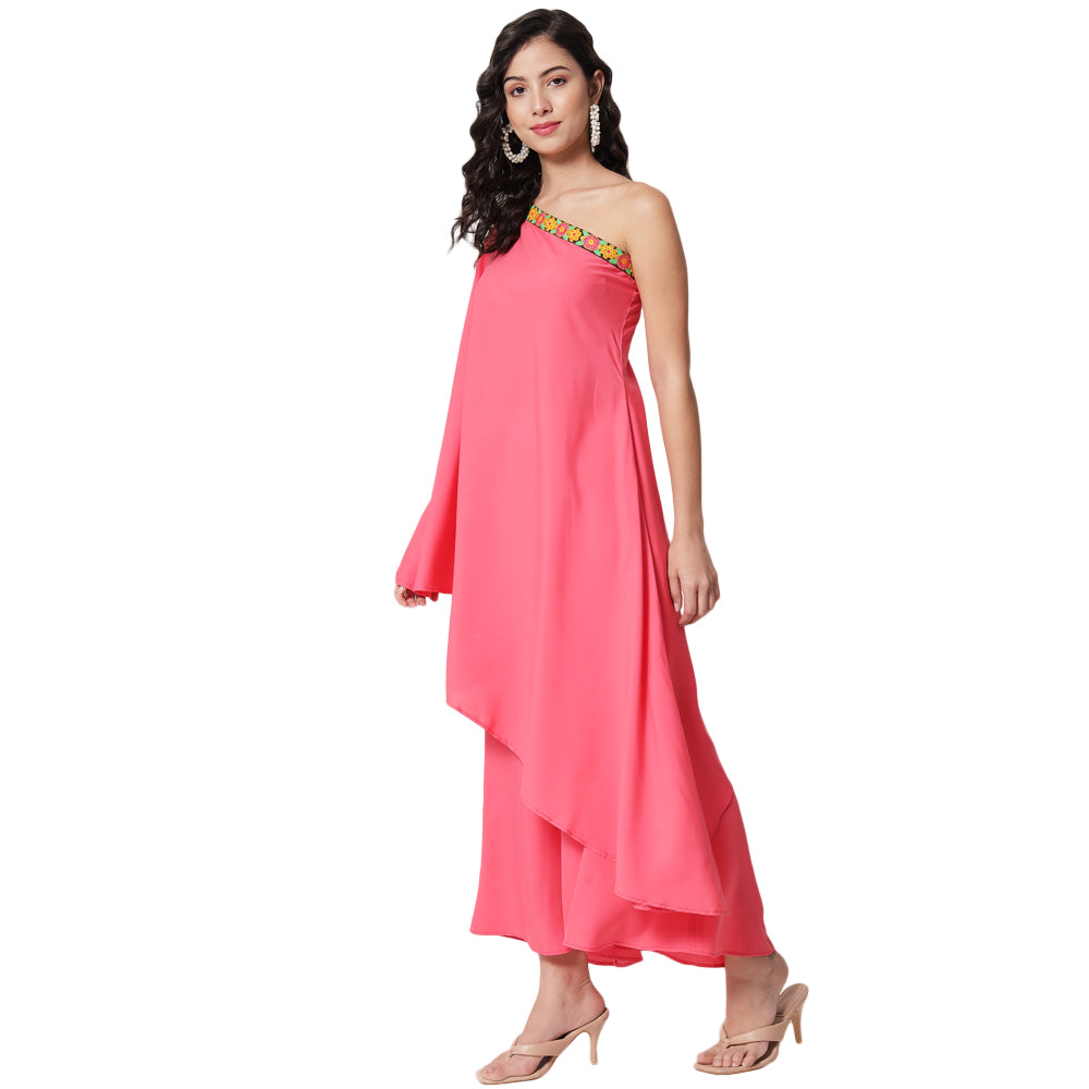 PANKHUDI PEACH SUIT FOR WOMEN