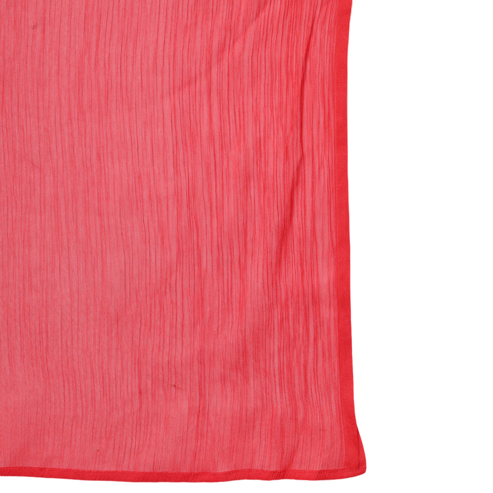 PRINTED RED A LINE DRESS FOR WOMEN