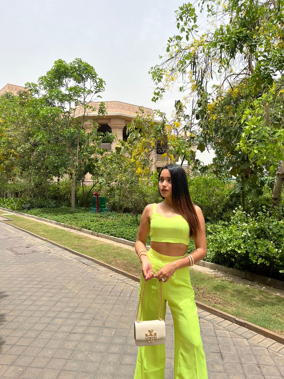 NEON SLEEVELESS CO-ORD SET FOR WOMEN