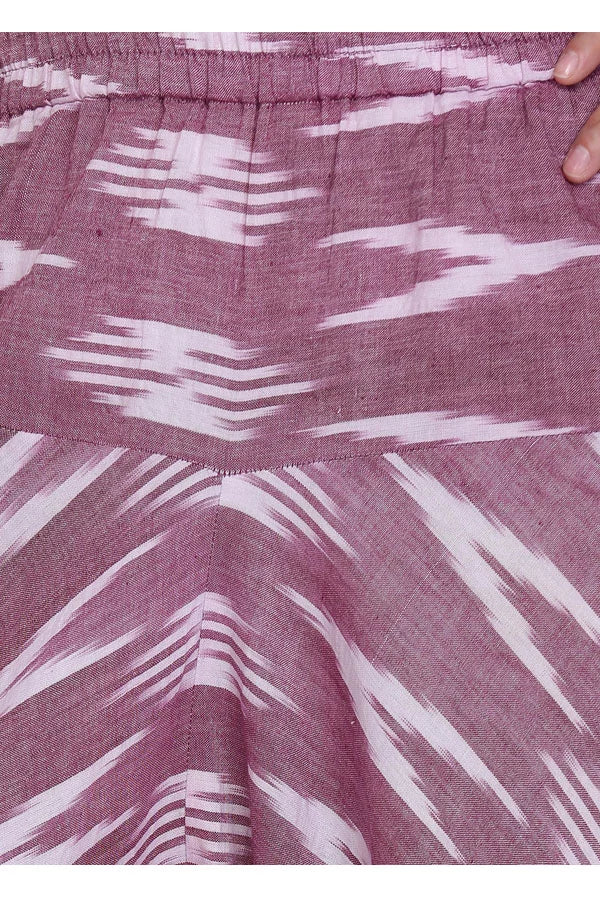 Ikat Cotton Dhoti for Women