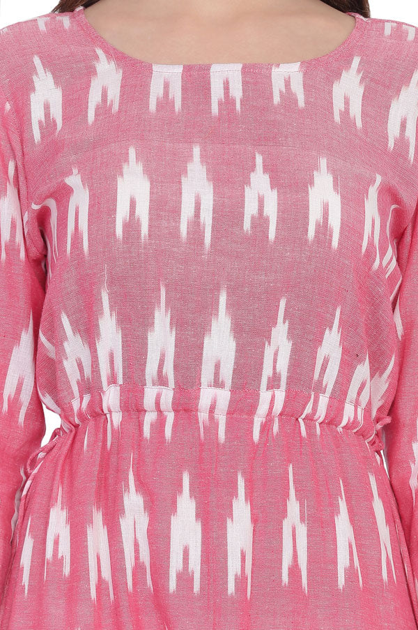IKAT DROP CROTCH JUMPSUIT FOR WOMEN