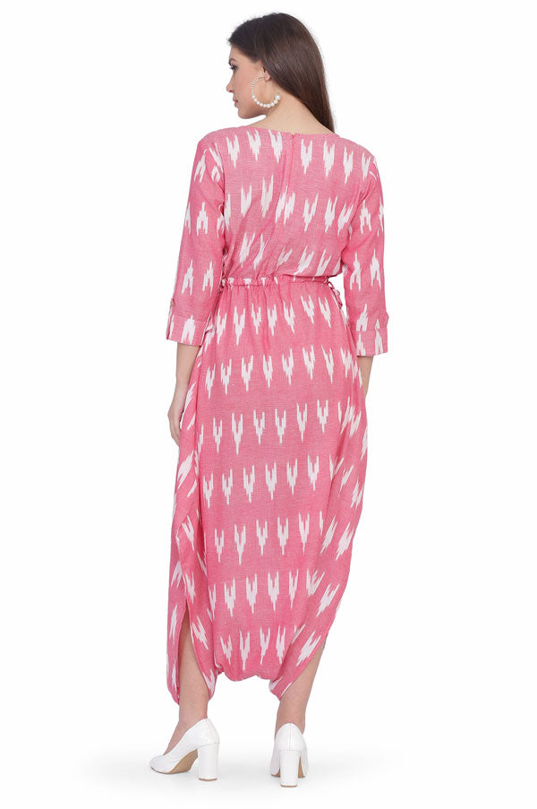 IKAT DROP CROTCH JUMPSUIT FOR WOMEN