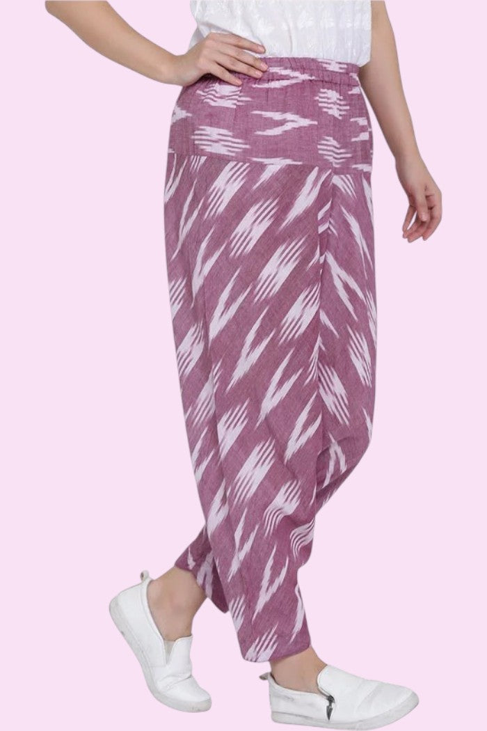 Ikat Cotton Dhoti for Women