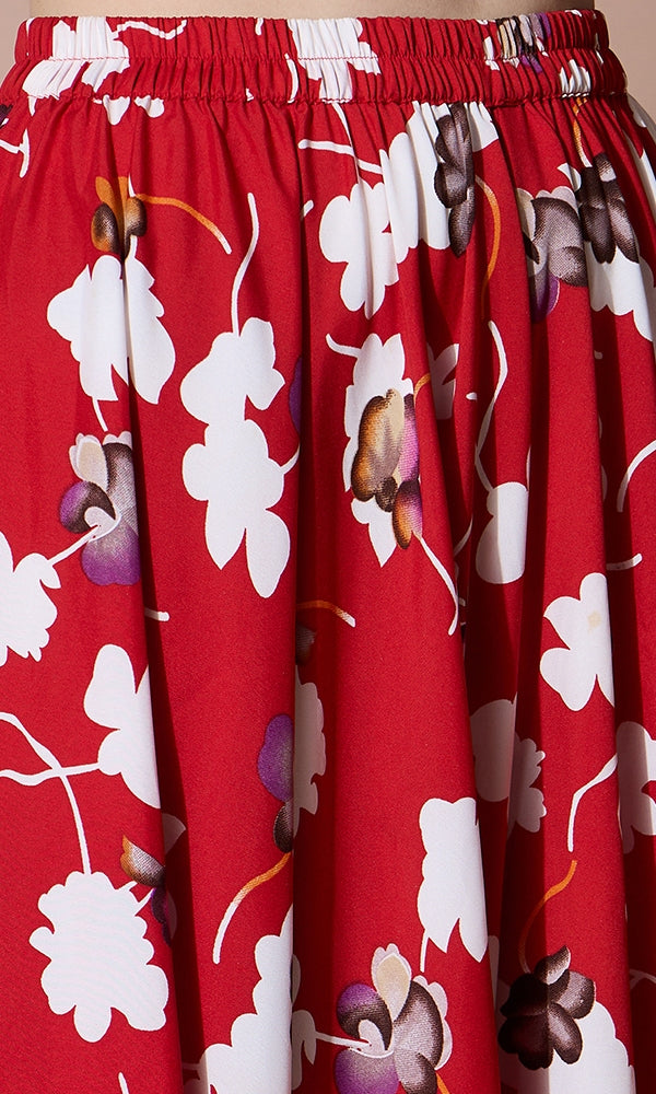 RAJASI LAL PHOOL SHARARA SET FOR WOMEN