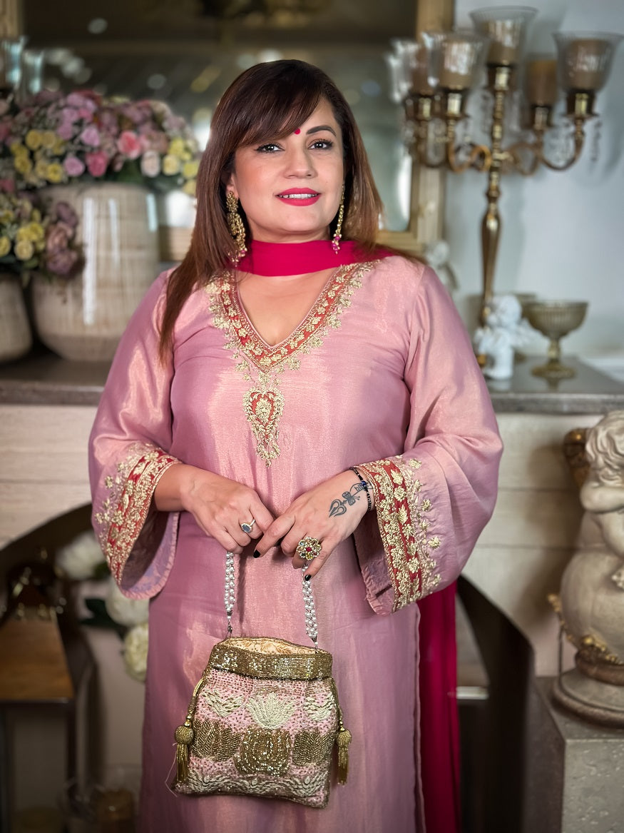 Gulab Embroidered Salwar Suit for Women