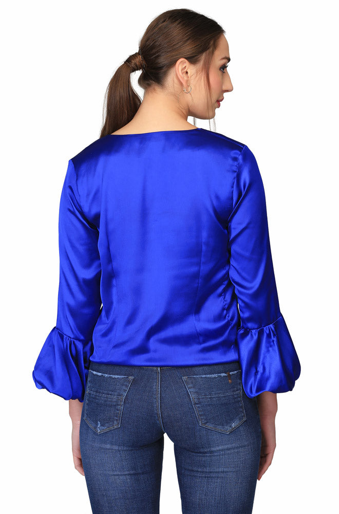 Multicolour V-Neck Top for Women